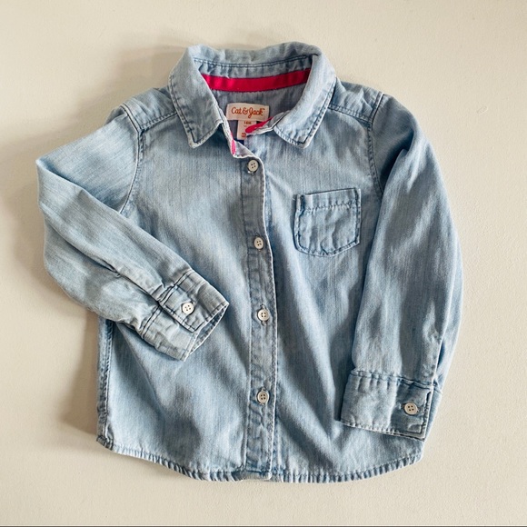 Cat & Jack Chambray Shirt - Picture 1 of 1
